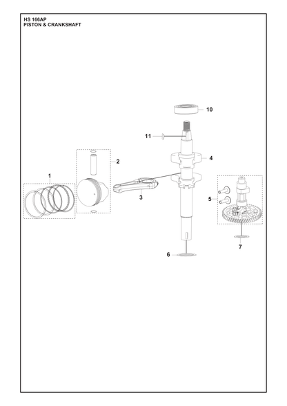Husqvarna 599348548 onderdelentekening - positie 7