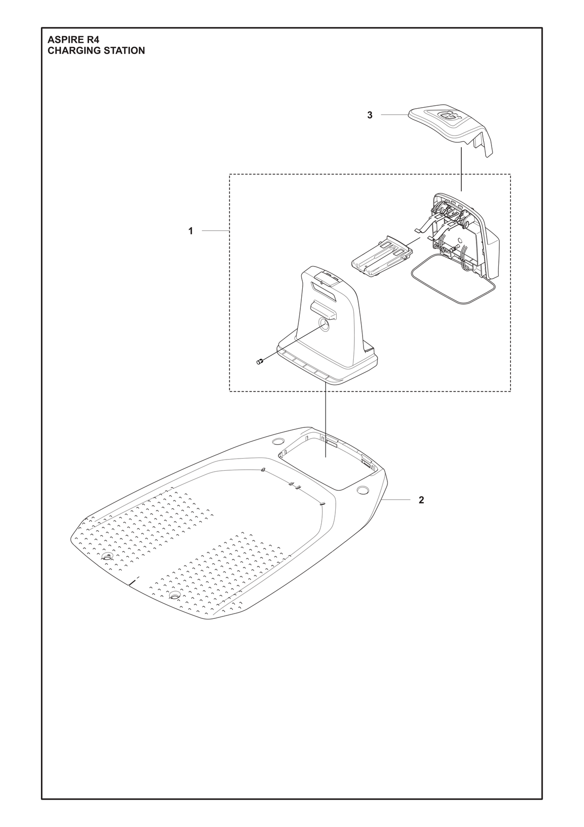 Husqvarna 547459002 onderdelentekening - positie 1