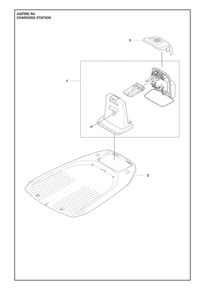 Husqvarna 547459002 onderdelentekening - positie 1