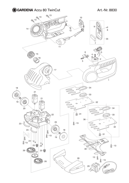Husqvarna 520432901 onderdelentekening - positie 26