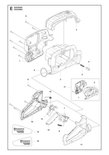 Husqvarna 598637901 onderdelentekening - positie 12