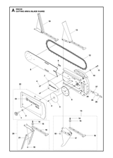 Husqvarna 504029914 onderdelentekening - positie 23