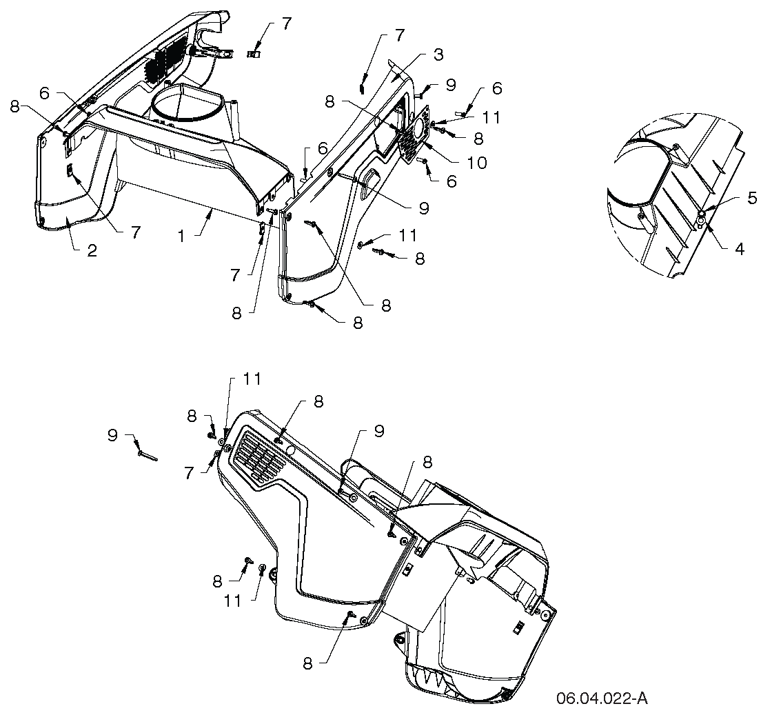 Husqvarna 532444262 onderdelentekening - positie 9