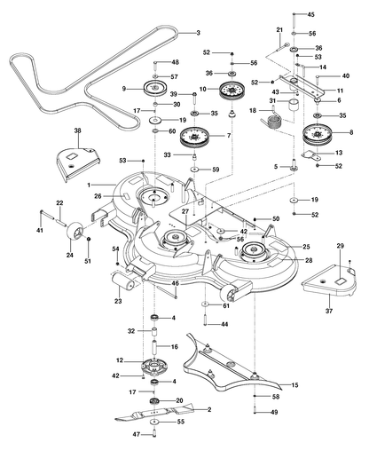 Husqvarna 506916203 onderdelentekening - positie 50