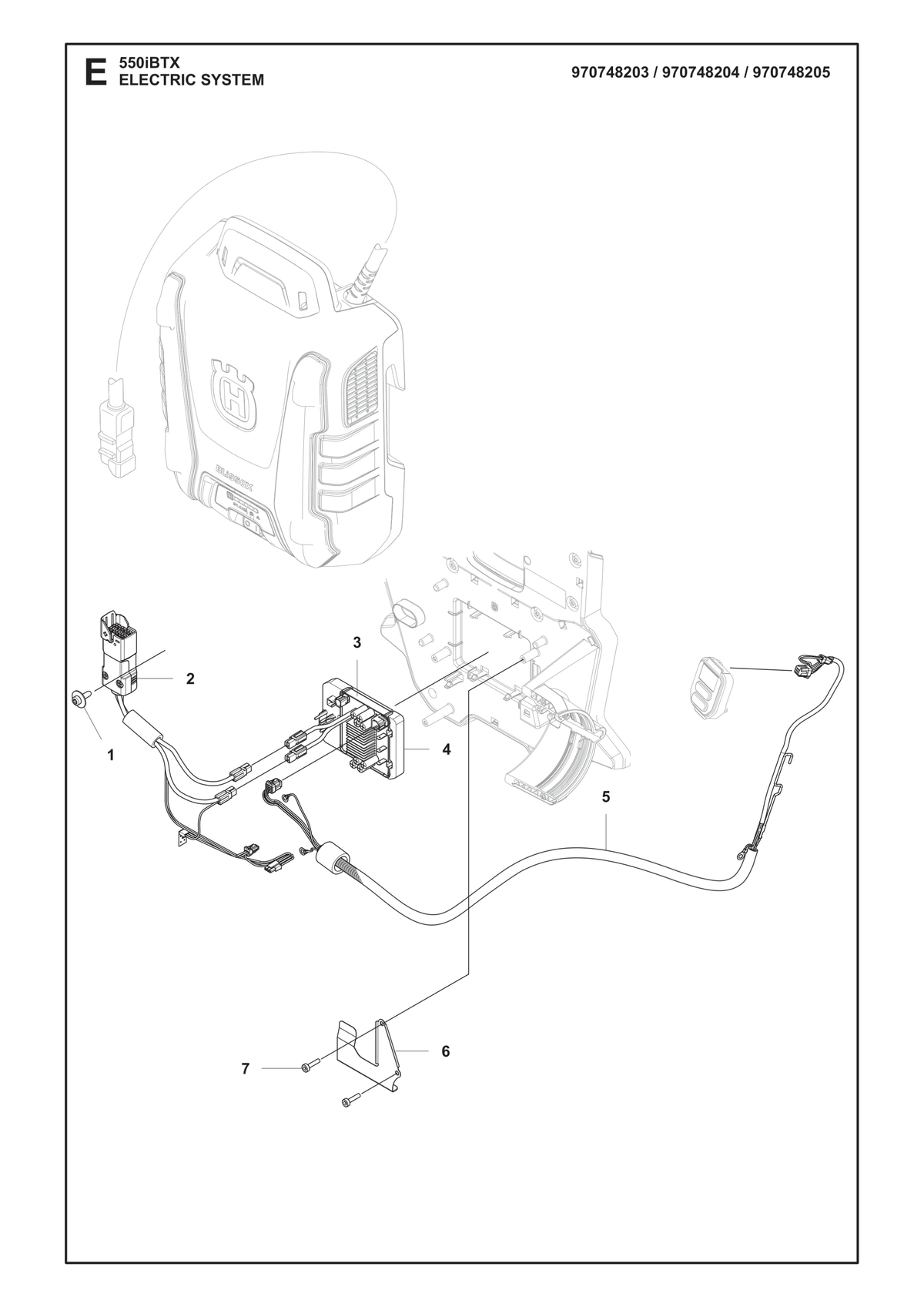 Husqvarna 594098601 onderdelentekening - positie 4