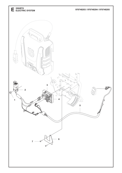 Husqvarna 594098601 onderdelentekening - positie 4