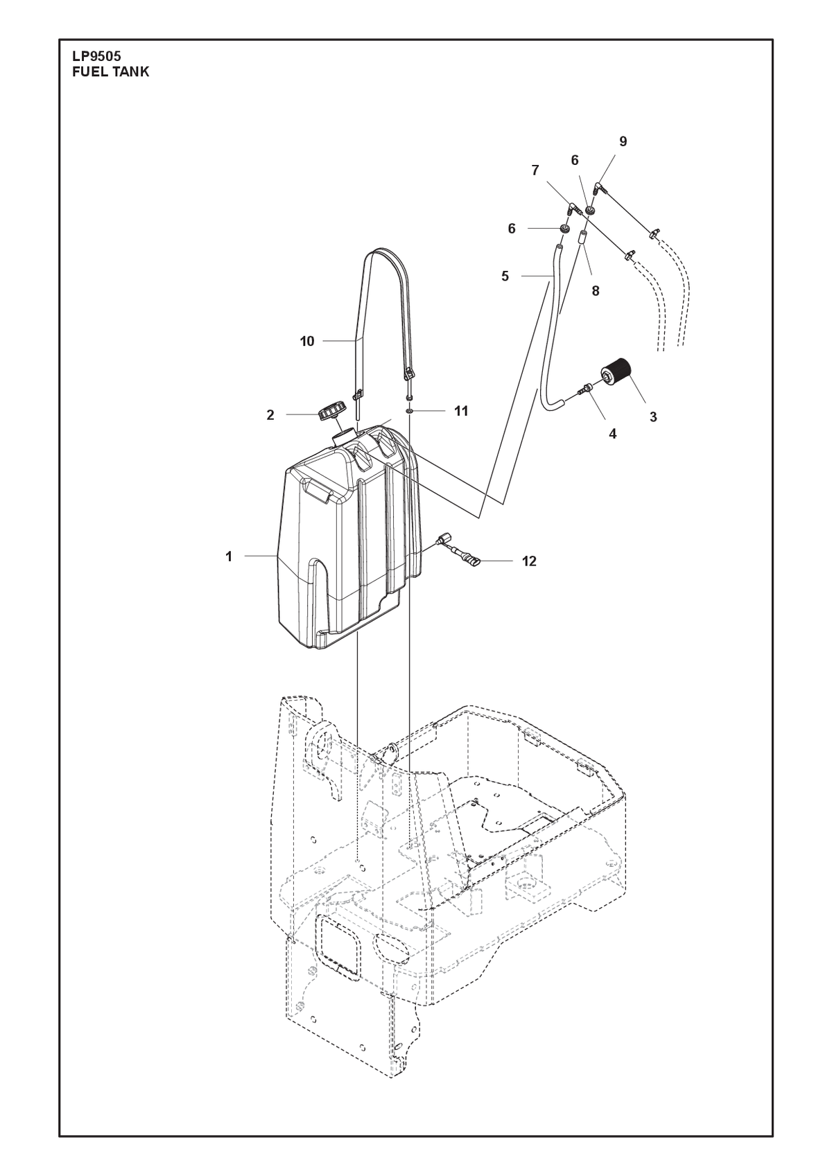 Husqvarna 596382601 onderdelentekening - positie 7