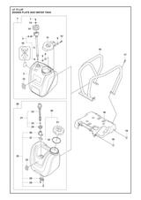 Husqvarna 505142901 onderdelentekening - positie 31