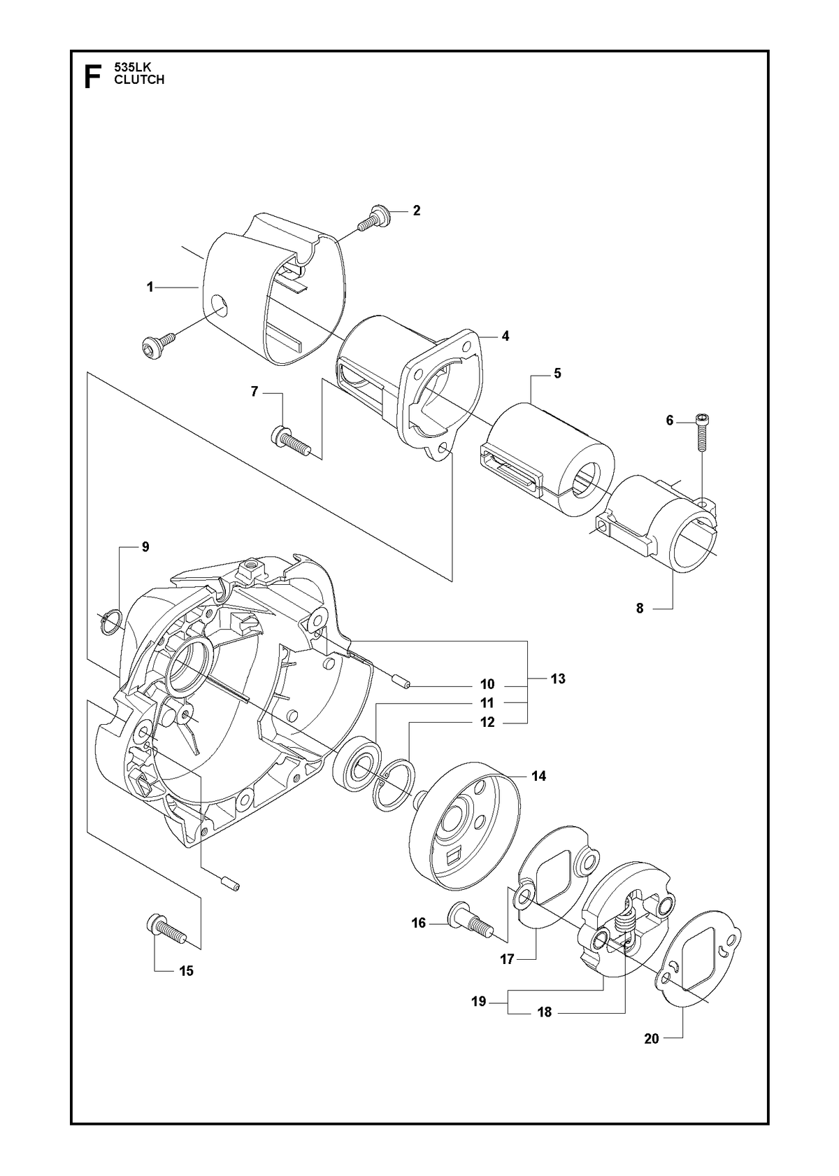 Husqvarna 589447201 onderdelentekening - positie 14
