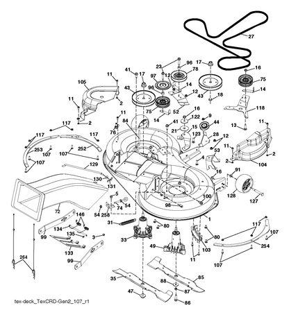 Husqvarna 532435538 onderdelentekening - positie 133