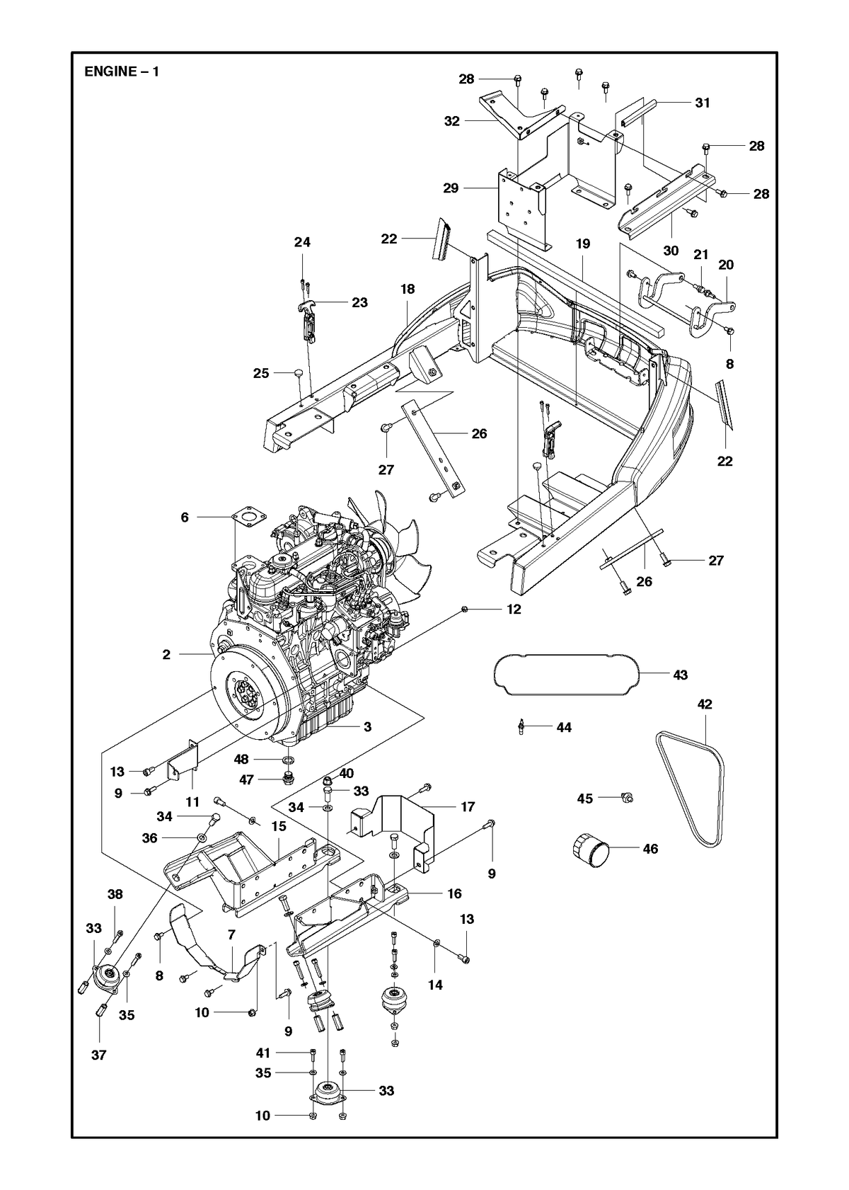 Husqvarna 588986202 onderdelentekening - positie 16