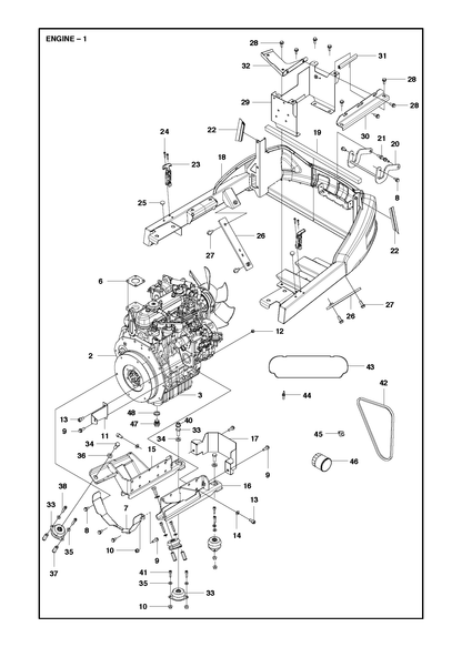 Husqvarna 588986202 onderdelentekening - positie 16