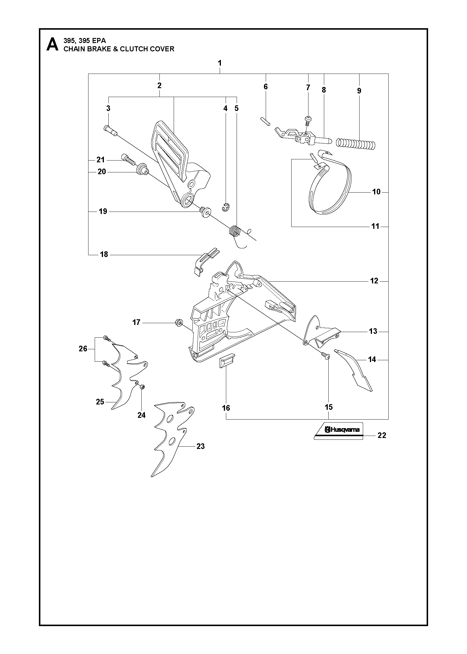 Husqvarna 503720702 onderdelentekening - positie 10