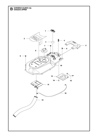 Husqvarna 595309201 onderdelentekening - positie 10