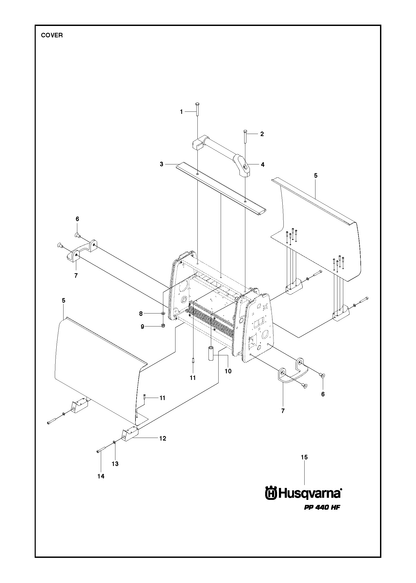 Husqvarna 504029911 onderdelentekening - positie 15