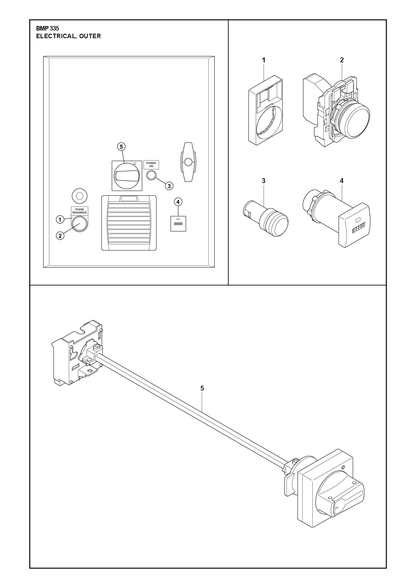 Husqvarna 534604501 onderdelentekening - positie 5