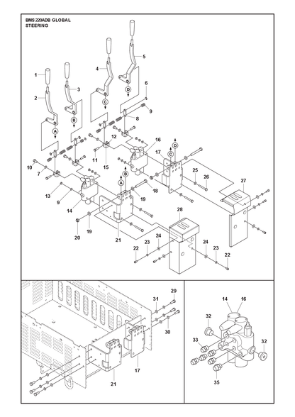Husqvarna 595353301 onderdelentekening - positie 6