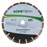 AgroTech Diamant Doorslijpschijf UNI - 230 mm / 22,33 mm o.a. TSA 230