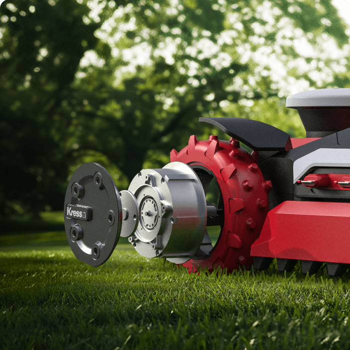 Kress KR233E RTK01F robotmaaier met OAS-keizers.nu