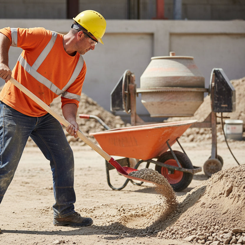 Atlas Betonschop 1/2 0 - met 100 cm Steel - keizers.nu