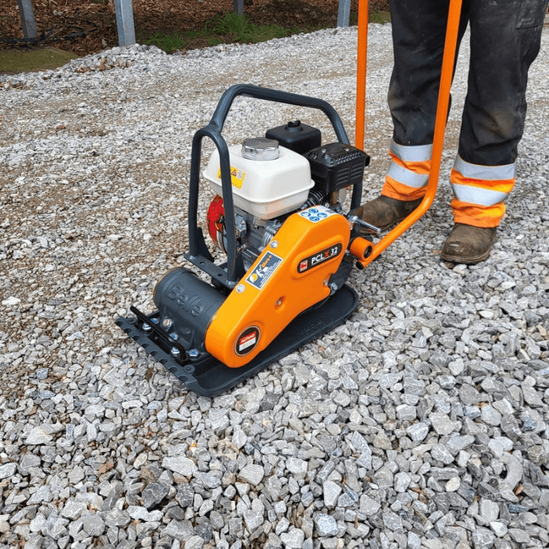 Belle PCLX 32 GX120 Trilplaat Set met wielstel en rubber onderplaat