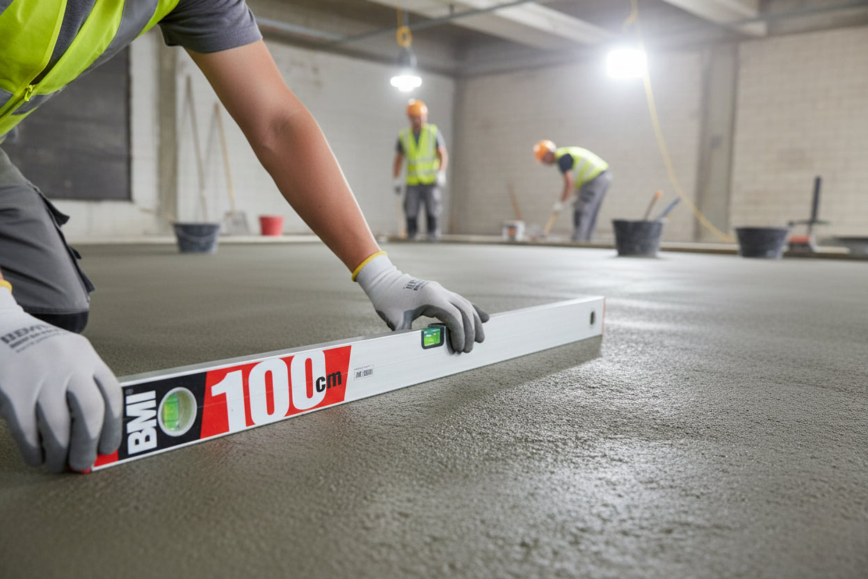 BMI Afreilat - Strijklat 100 cm met 2 libellen-keizers.nu