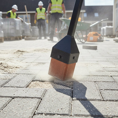 De Wit Bandenstamper Staal met Houten Klos-keizers.nu