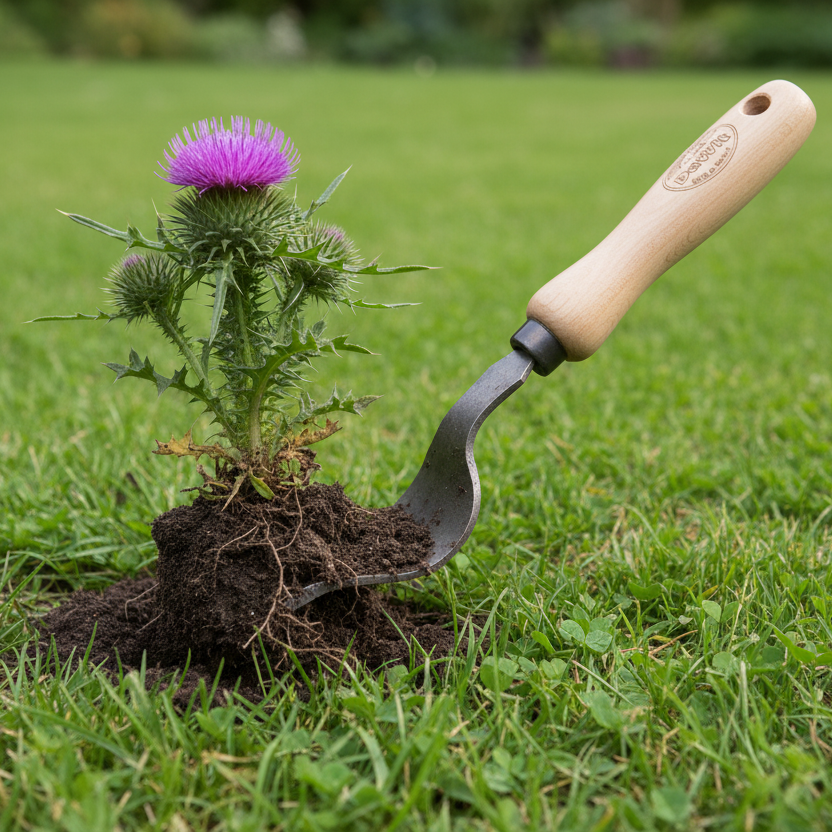 De Wit Weedpopper Gesmeed - 14 cm - keizers.nu