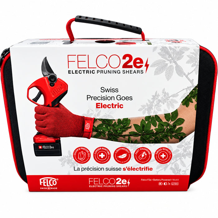Felco F2E Accu Snoeischaar Incl. Accu & Lader keizers.nu