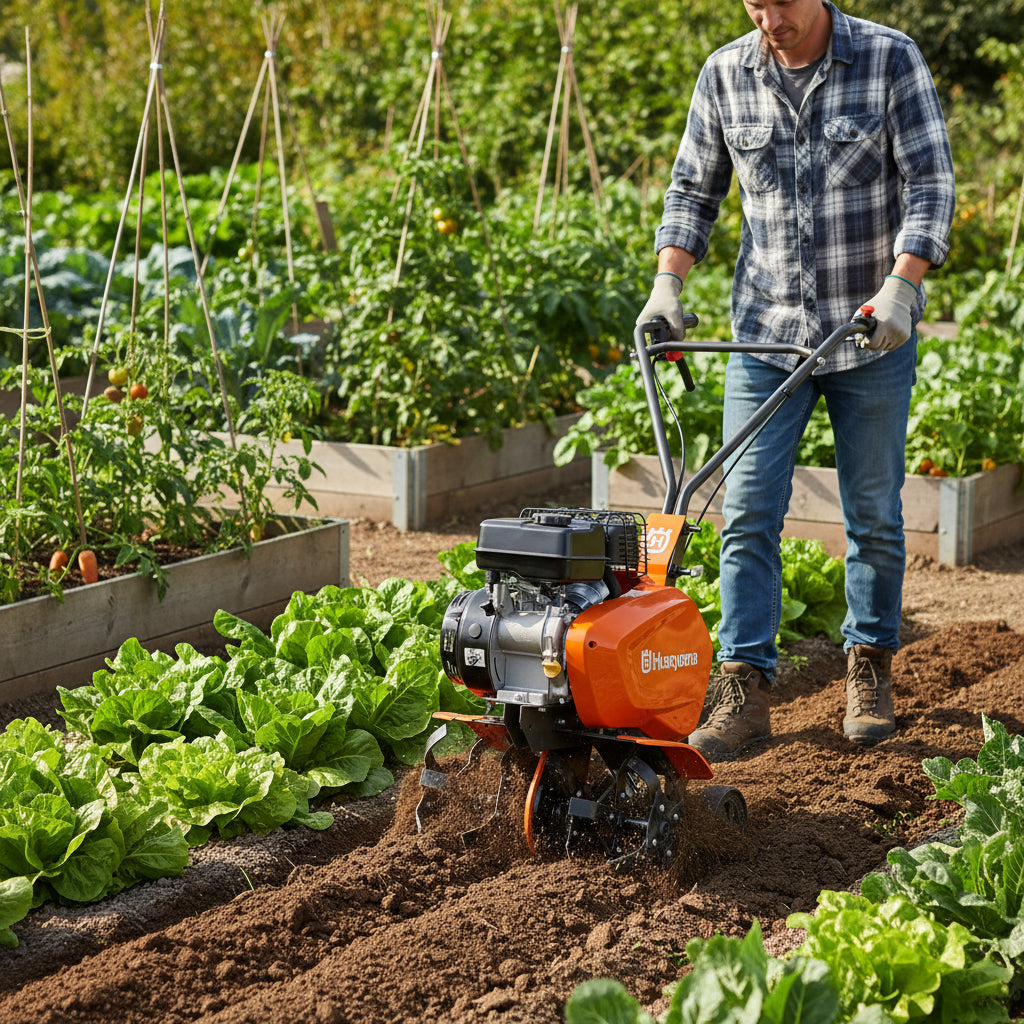 Husqvarna TF 120 Benzine Tuinfrees - 46 cm werkbreedte- keizers.nu