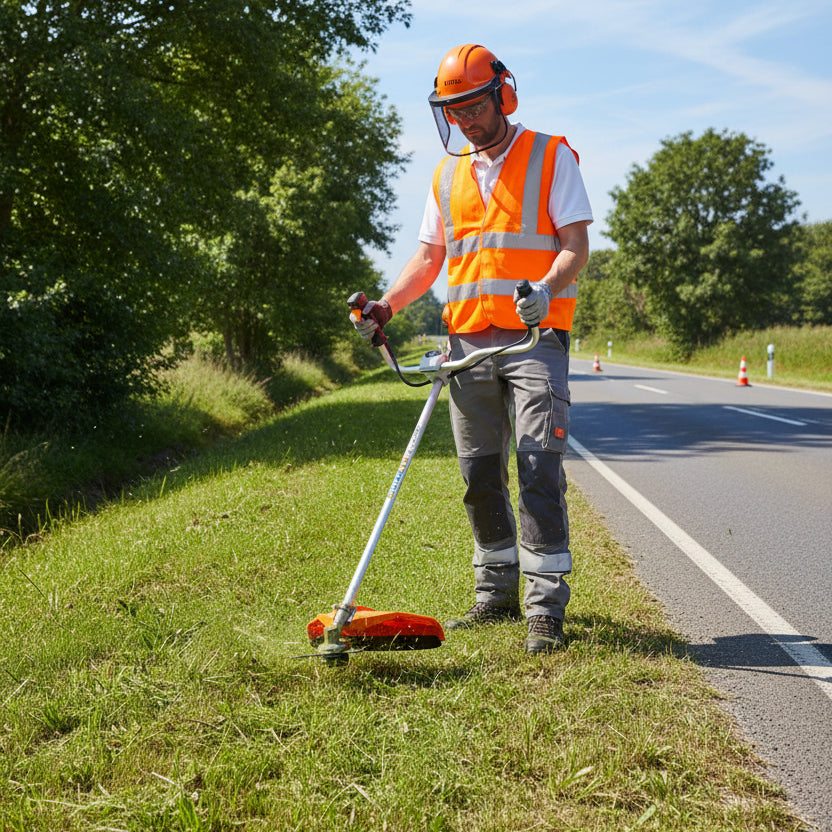 STIHL bosmaaier benzine FS 240 met driehoeksmes 250-3-keizers.nu