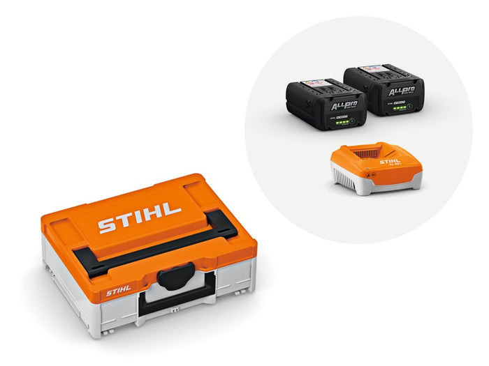 STIHL AP 300.0 P met AL 501 lader en Accubox S