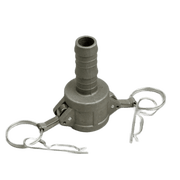Kamlock Koppeling - M-deel met slangpilaar - 1" - 25 mm