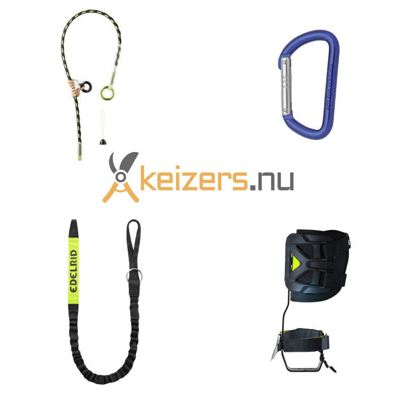 Klimset voor werken met de motorzaag