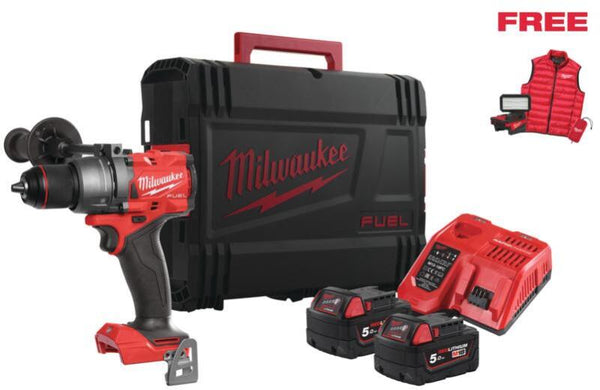 Milwaukee M18 FPD3MC-502X FUEL slagboormachine set