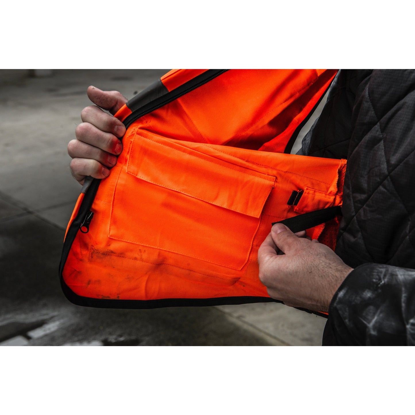 Milwaukee Premium High-Visibility Vest Orange - L/XL - size - keizers.nu