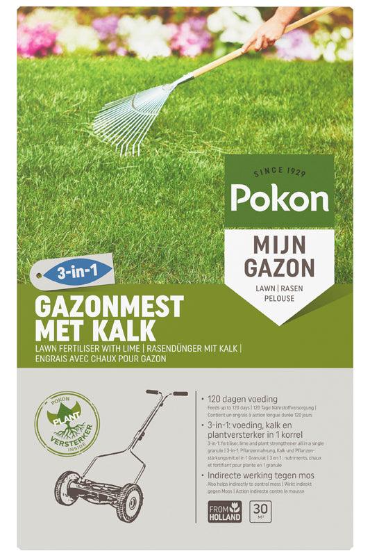 Pokon Gazonmest met Kalk - keizers.nu