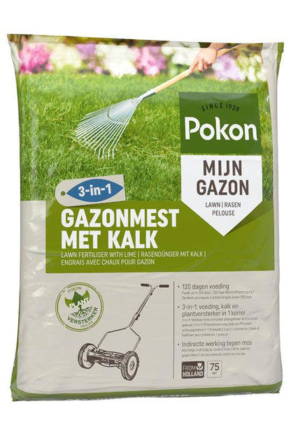 Pokon Gazonmest met Kalk - keizers.nu