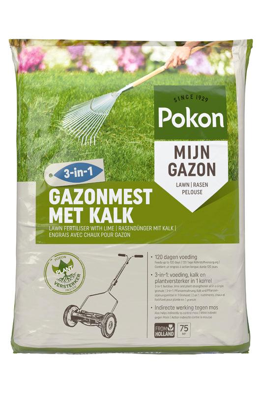 Pokon Gazonmest met Kalk - keizers.nu