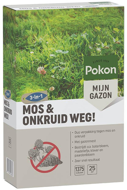 Pokon Mos en Onkruid Weg! - keizers.nu