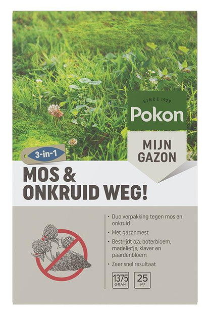 Pokon Mos en Onkruid Weg! - keizers.nu