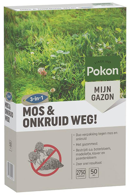 Pokon Mos en Onkruid Weg! - keizers.nu