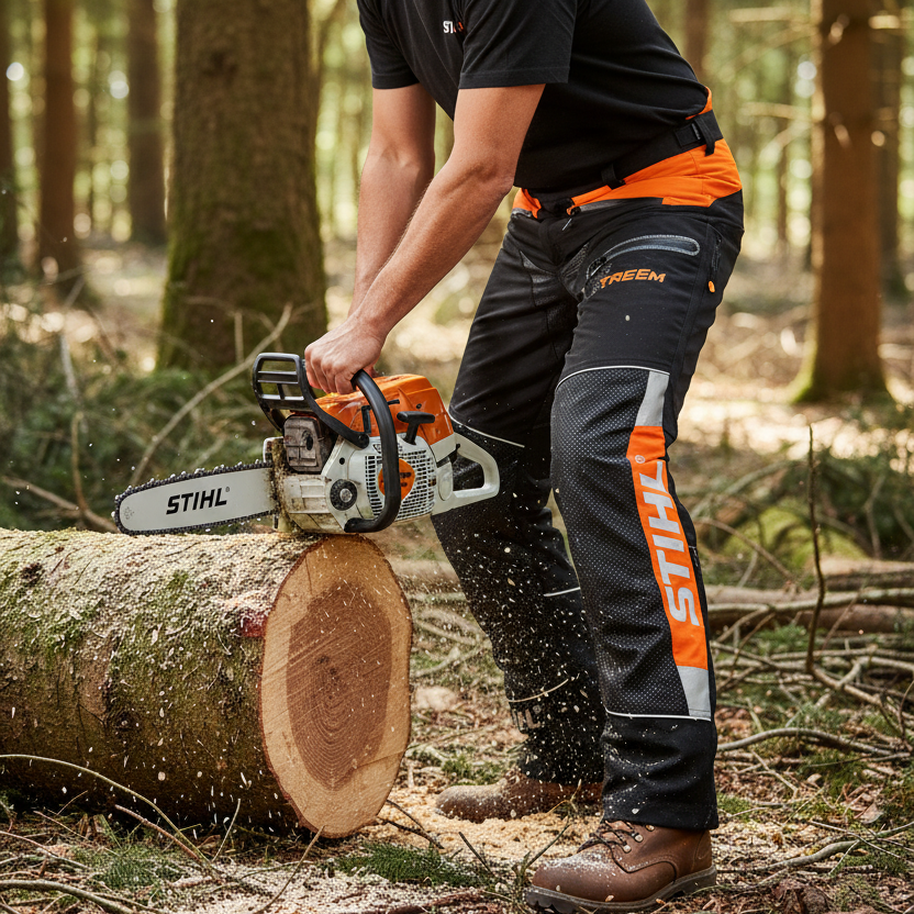 STIHL Advance X-TREEm Zaagbroek met Tailleband-keizers.nu