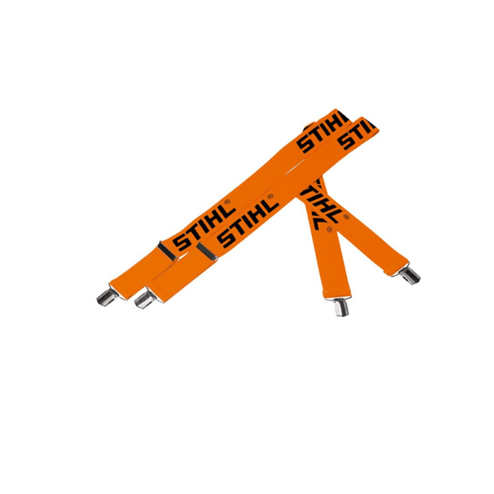 Stihl Bretellen Oranje met Metalen/Kunststof Clips - 110 cm - keizers.nu