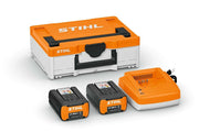 STIHL Power Box PREMIUM Incl. 2x AP 300 S Accu & AL 501 Snellader