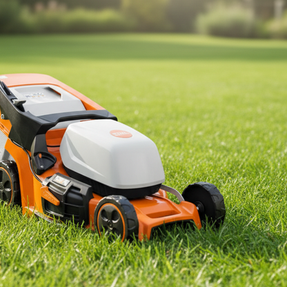 STIHL RMA 448.3 PV Accu Grasmaaier met AP 300 S accu en AL 301 lader