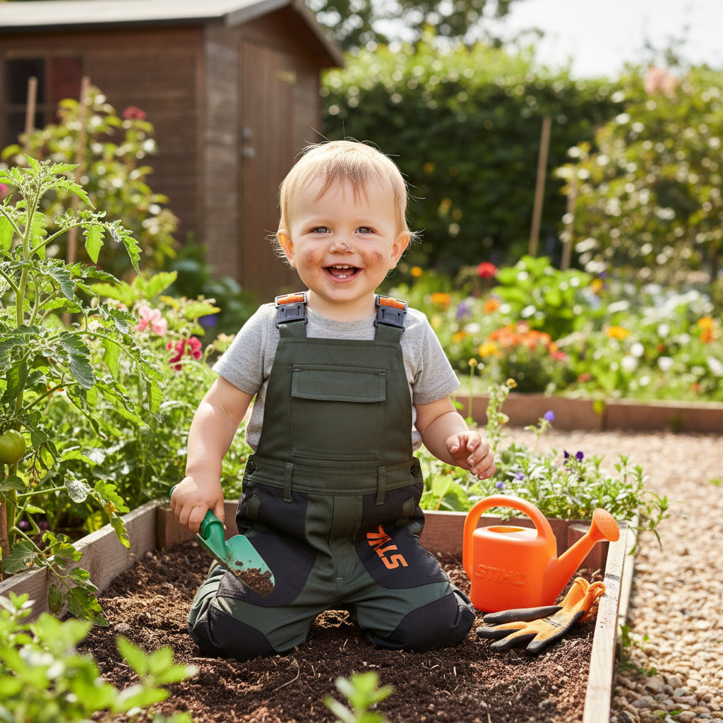 STIHL Tuinbroek KIDS 98-104-keizers.nu