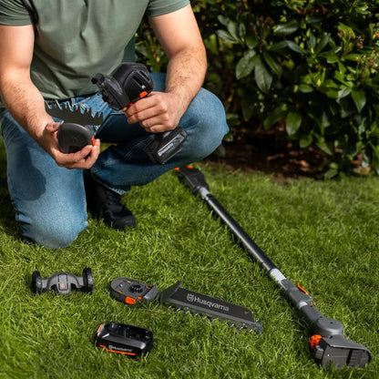 Husqvarna Aspire S20-P4A + Aspire pole-P4A buxusschaar set - 20 cm