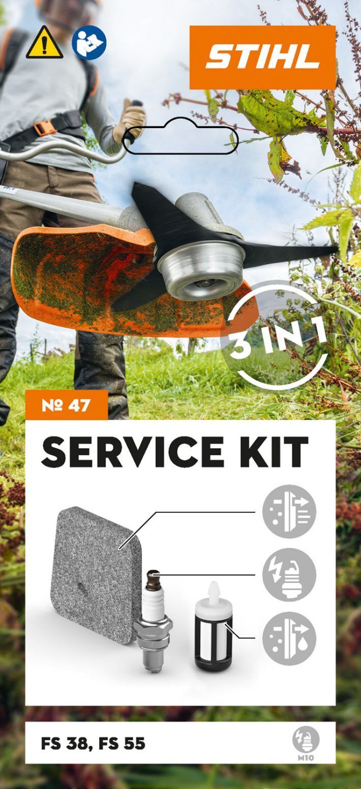 Stihl Service Kit 47 voor FS 38 (alleen 2-mix) & FS 55