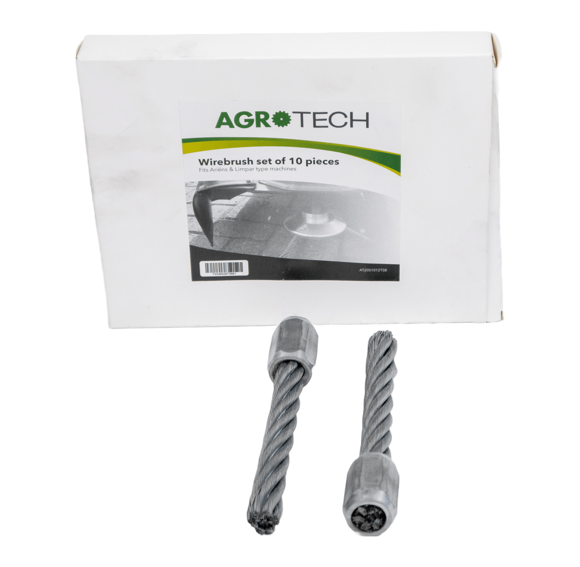 AgroTech Onkruidborstels voor Tielbürger - Borstelset van 10 - keizers.nu